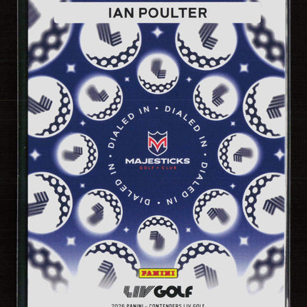 2026 Panini Contenders LIV Golf Dialed In Ian Poulter #DI-4 76/99