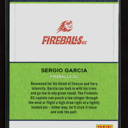 2026 Panini Contenders LIV Golf Pin Seekers Sergio Garcia #PS-2 49/99