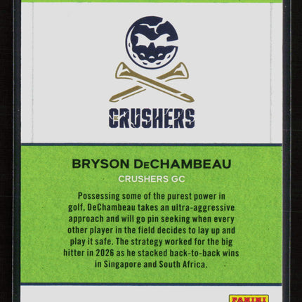 2026 Panini Contenders LIV Golf Pin Seekers Bryson DeChambeau #PS-3