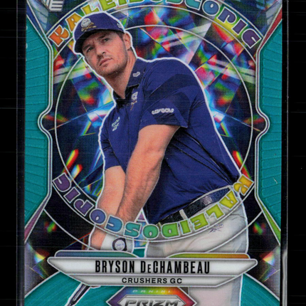 2025 Panini Prizm LIV Golf Kaleidoscopic Bryson DeChambeau #1 Teal 195/275