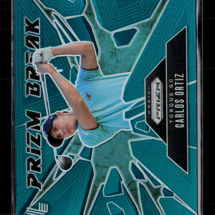 2025 Panini Prizm LIV Golf Carlos Ortiz #1 Teal