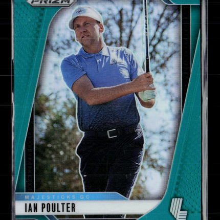 2025 Panini Prizm LIV Golf Ian Poulter #19 Teal 265/275