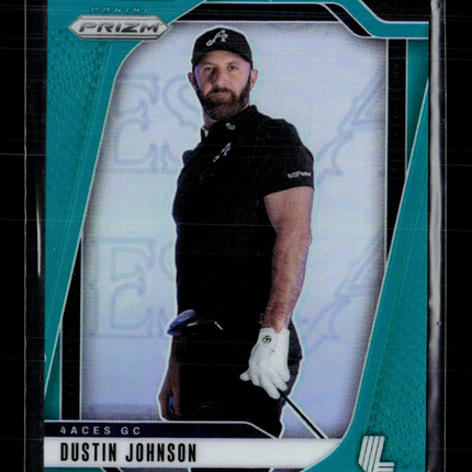 2025 Panini Prizm LIV Golf Dustin Johnson #26 Teal 255/275