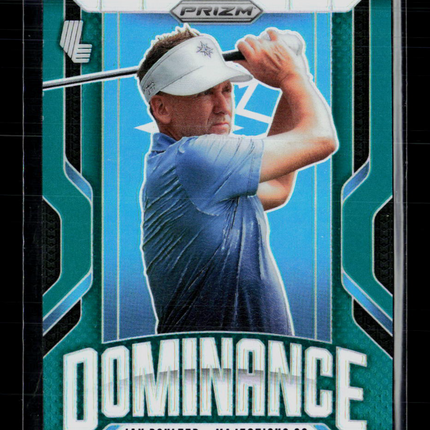 2025 Panini Prizm LIV Golf Ian Poulter #13 Dominance Teal 141/275