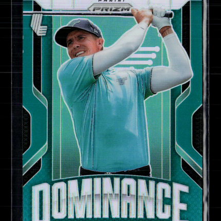 2025 Panini Prizm LIV Golf Dominance Carlos Ortiz #11 Green 137/275