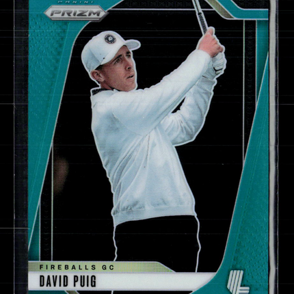 2025 Panini Prizm LIV Golf David Puig #42 Teal 122/275