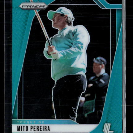 2025 Panini Prizm LIV Golf Mito Pereira #10 Teal 108/275