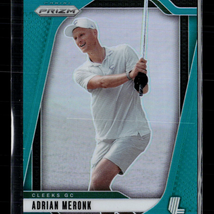 2025 Panini Prizm LIV Golf Adrian Meronk #45 Teal 178/275