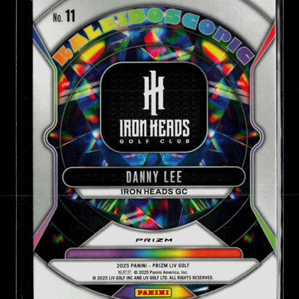2025 Panini Prizm LIV Golf Kaleidoscopic Danny Lee #11 Teal 101 / 275