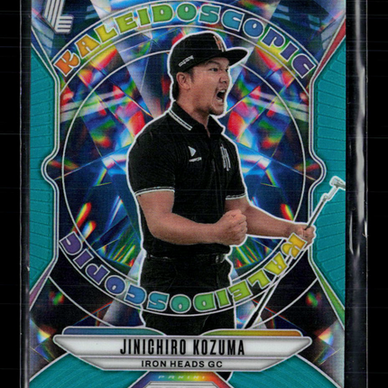 2025 Panini Prizm LIV Golf Kaleidoscopic Jinichiro Kozuma #14 Teal 083/275