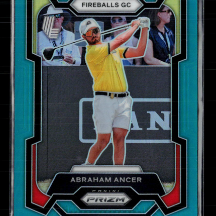 2024 Panini Prizm LIV Golf Abraham Ancer #13 Teal 040/199