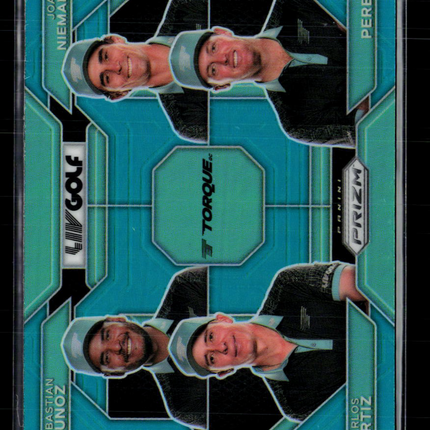 2024 Panini Prizm LIV Golf Munoz Ortiz Pereira Niemann #68 Teal 009/199