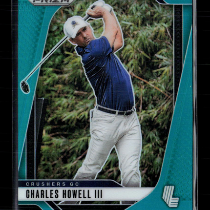 2025 Panini Prizm LIV Golf Charles Howell III #37 Teal 087/275
