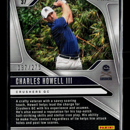 2025 Panini Prizm LIV Golf Charles Howell III #37 Teal 087/275
