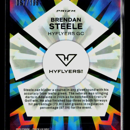 2024 Panini Prizm LIV Golf Kaleidoscopic Brendan Steele #3 067/199