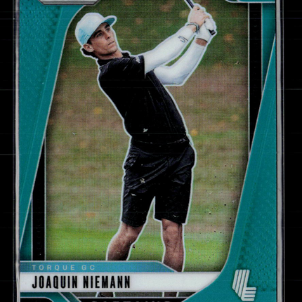 2025 Panini Prizm LIV Golf Joaquin Niemann #82 Teal 184/275