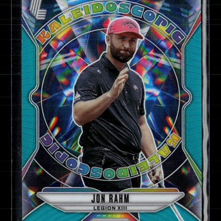 2025 Panini Prizm LIV Golf Kaleidoscopic Jon Rahm #9 Teal 166/275