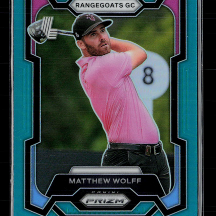 2024 Panini Prizm LIV Golf Matthew Wolff #11 Teal 179/199