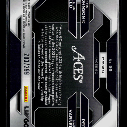 2024 Panini Prizm LIV Golf Reed Perez Varner III Johnson #56 Pulsar