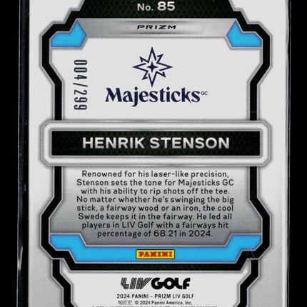 2024 Panini Prizm LIV Golf Henrik Stenson #85 /299