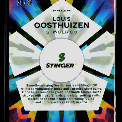 2024 Panini Prizm LIV Golf Kaleidoscopic Louis Oosthuizen #4 20/36