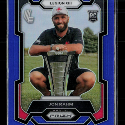 2024 Panini Prizm LIV Golf Jon Rahm #42 Blue RC 10/99