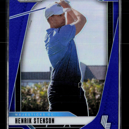 2025 Panini Prizm LIV Golf Henrik Stenson #20 Blue 18/99