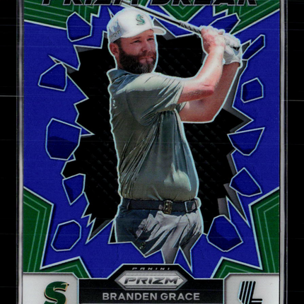 2024 Panini Prizm LIV Golf Prizm Break Branden Grace #4 Blue 48/99