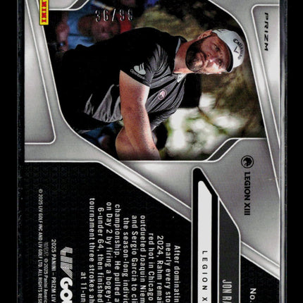2025 Panini Prizm LIV Golf Jon Rahm #98 Blue 36/99