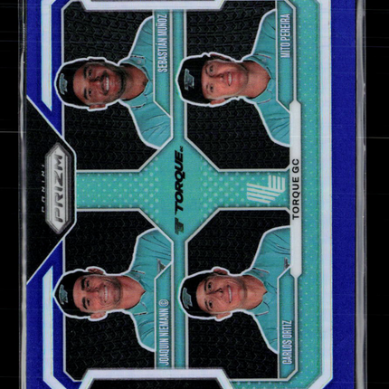 2025 Panini Prizm LIV Golf Muñoz Ortiz Pereira Niemann #67 Blue 33/99