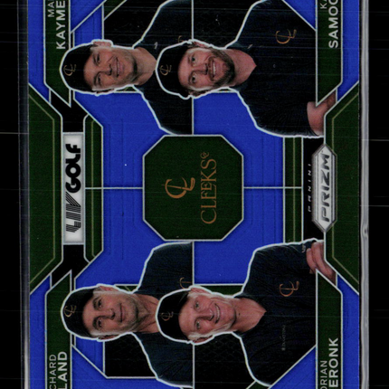 2024 Panini Prizm LIV Golf Samooja Bland Meronk Kaymer #57 Blue 23/99