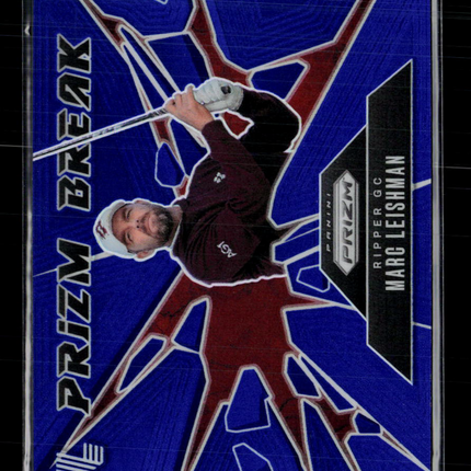2025 Panini Prizm LIV Golf Marc Leishman #8 Blue 40/99
