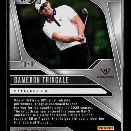 2025 Panini Prizm LIV Golf Cameron Tringale #51 Blue 50/99