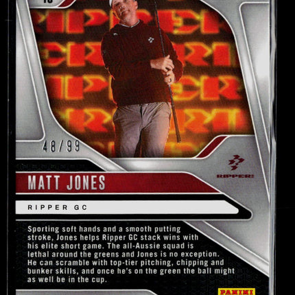 2025 Panini Prizm LIV Golf Matt Jones #15 Blue 48/99