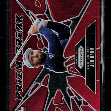 2025 Panini Prizm LIV Golf Prizm Break Jon Rahm #12 Red /125