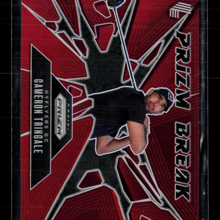 2025 Panini Prizm LIV Golf Prizm Break Cameron Tringale #2 Red 125/125
