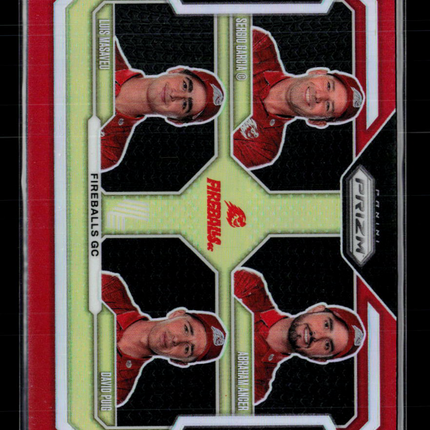 2025 Panini Prizm LIV Golf Masaveu Puig Ancer Garcia #58 Red 049/125