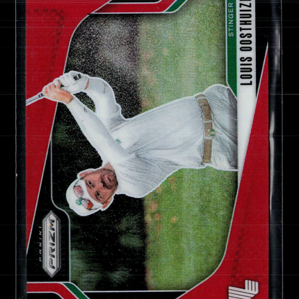 2025 Panini Prizm LIV Golf Louis Oosthuizen #99 Red 109/125