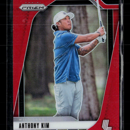 2025 Panini Prizm LIV Golf Anthony Kim #52 Red 093/125
