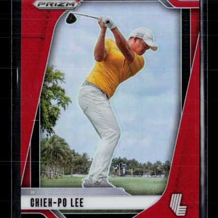 2025 Panini Prizm LIV Golf Chieh-Po Lee #23 Red 051/125