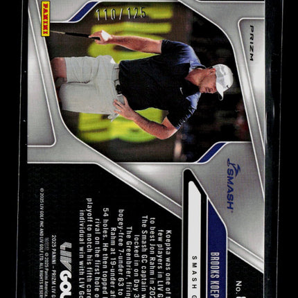 2025 Panini Prizm LIV Golf Brooks Koepka #83 Red 110/125
