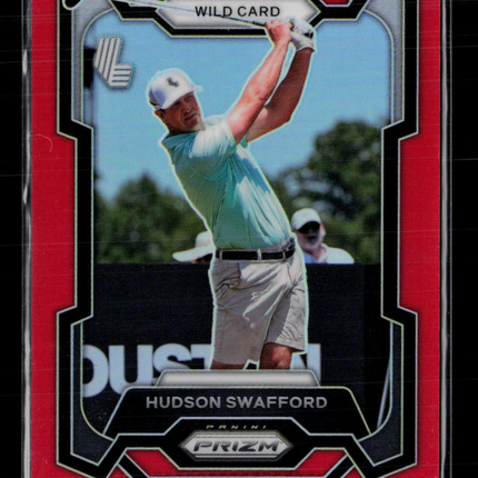 2024 Panini Prizm LIV Golf Hudson Swafford #14 Red 072/149