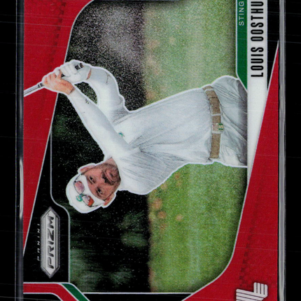 2025 Panini Prizm LIV Golf Louis Oosthuizen #99 Red 105/125