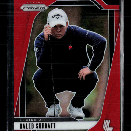 2025 Panini Prizm LIV Golf Caleb Surratt #14 Red 113/125