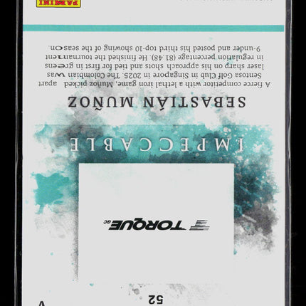 2025 Panini Impeccable LIV Golf Sebastián Muñoz #52