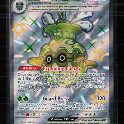 Pokemon 2024 Paldean Fates Forretress EX FA #212/91