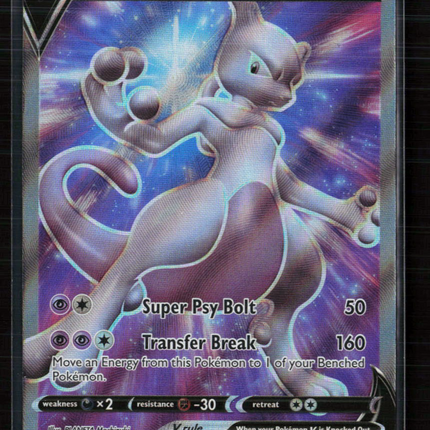 Pokemon SWSH Mewtwo V FA #SWSH229