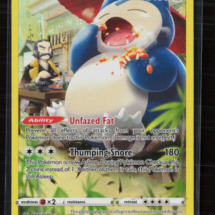 Pokemon 2022 Lost Origin Snorlax CHR #TG10/TG30