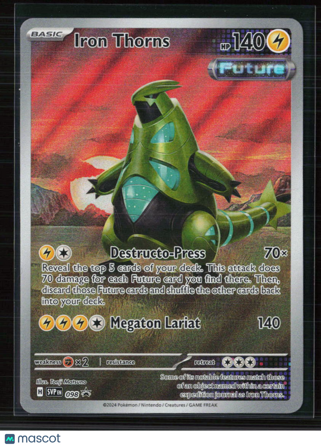 Pokemon Scarlet & Violet Iron Thorns #SVP EN 098