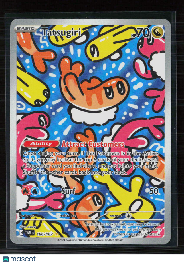 Pokemon 2024 Twilight Masquerade Tatsugiri #186/167